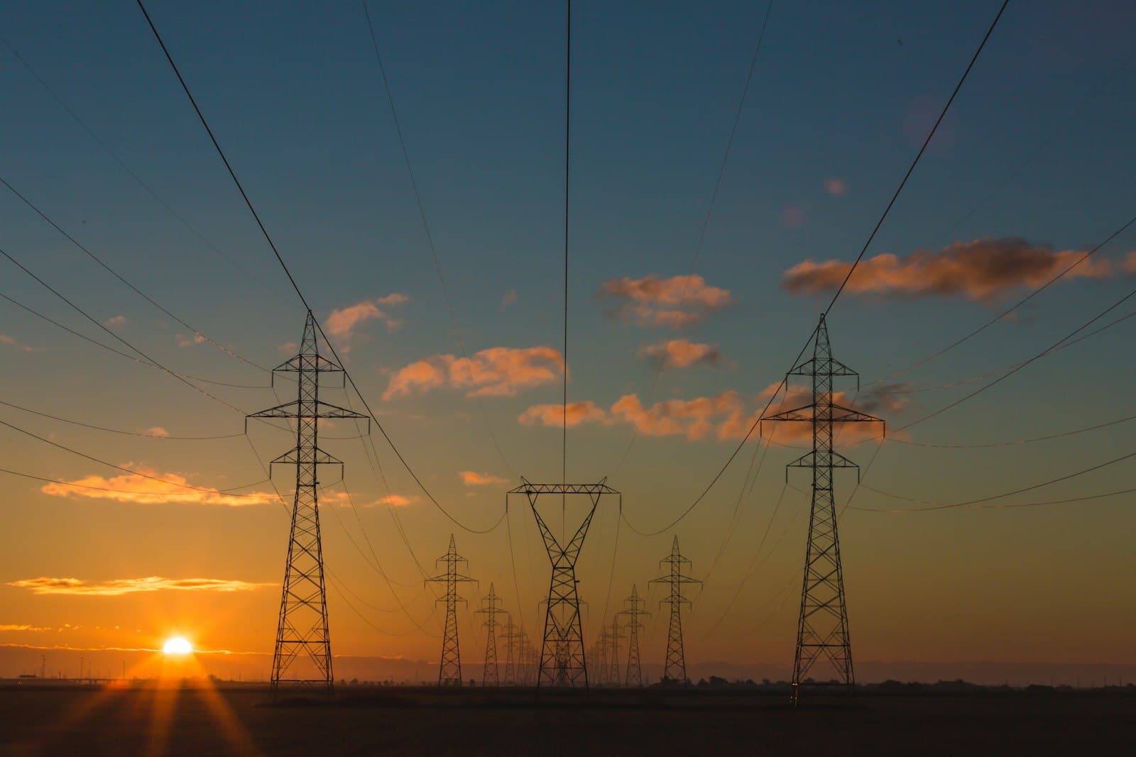 Distribution transformer at a substation